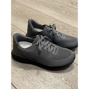 Kizik Lima Mens 5 Hands Free Slip On Graphite Grey Black Sneakers Shoes